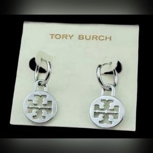 Silver charm earrings